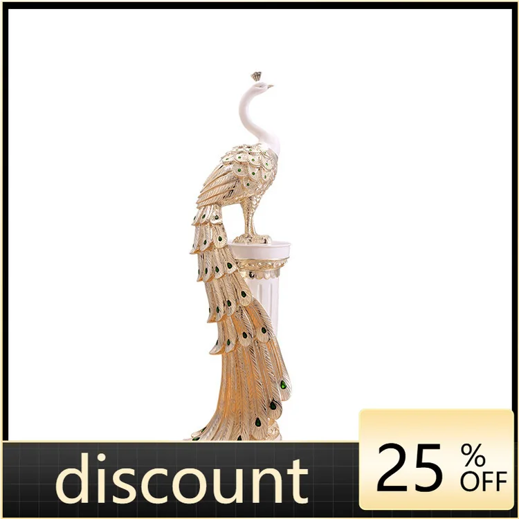 

LMM large floor TV cabinet ornament European light luxury high-end living room entrance decoration