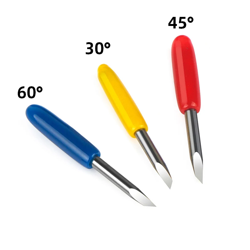 15PCS/lot 30 degree 45 degree 60 degree summa D blade cutting plotter vinyl cutter blade summa needle knife tool cutter