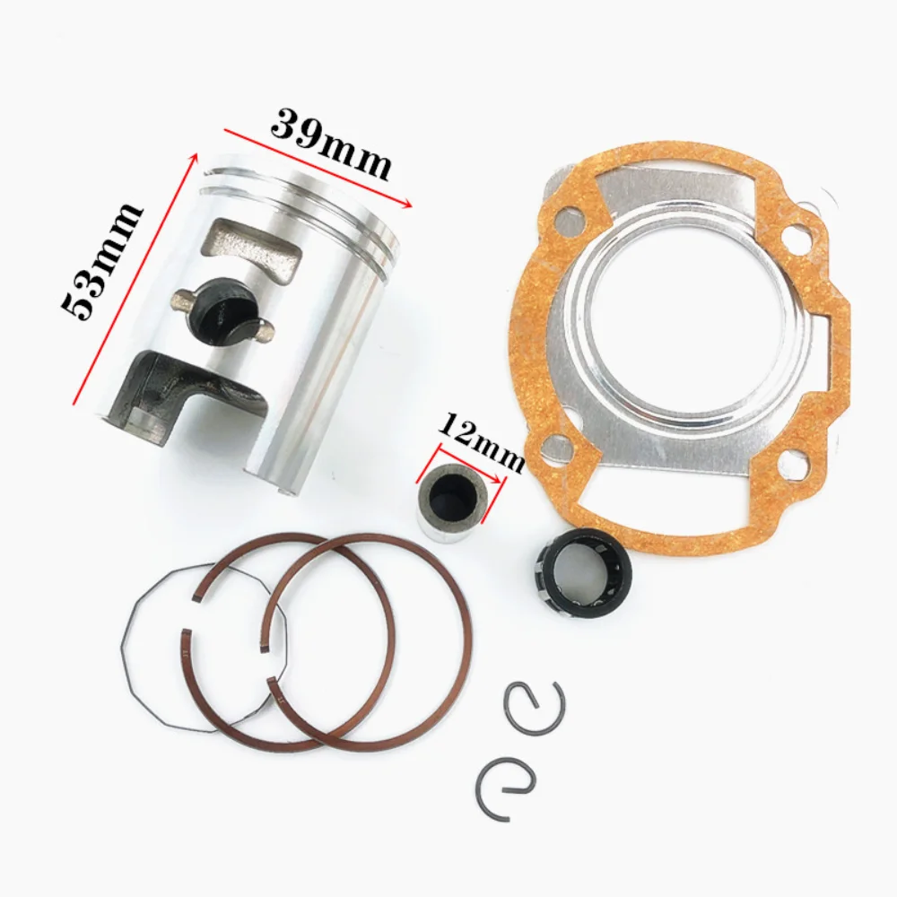 Motorcycle Cylinder Sleeve for GY6125 QJ150T-23 125 Women's Scooter Cylinder Sleeve  Block Piston Ring QJ125T-23 QS100T QS125T-2