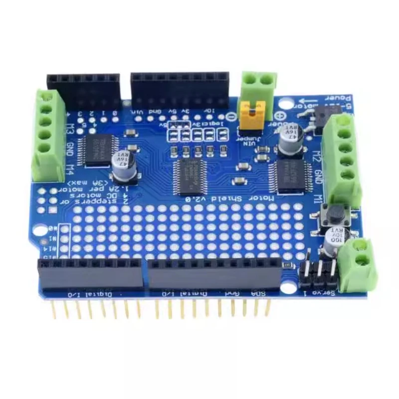 Imagem -05 - Iic I2c Tb6612 Mosfet Stepper Motor Pca9685 Pwm Servo Driver Escudo v2 para Robô Pwm Mega r3