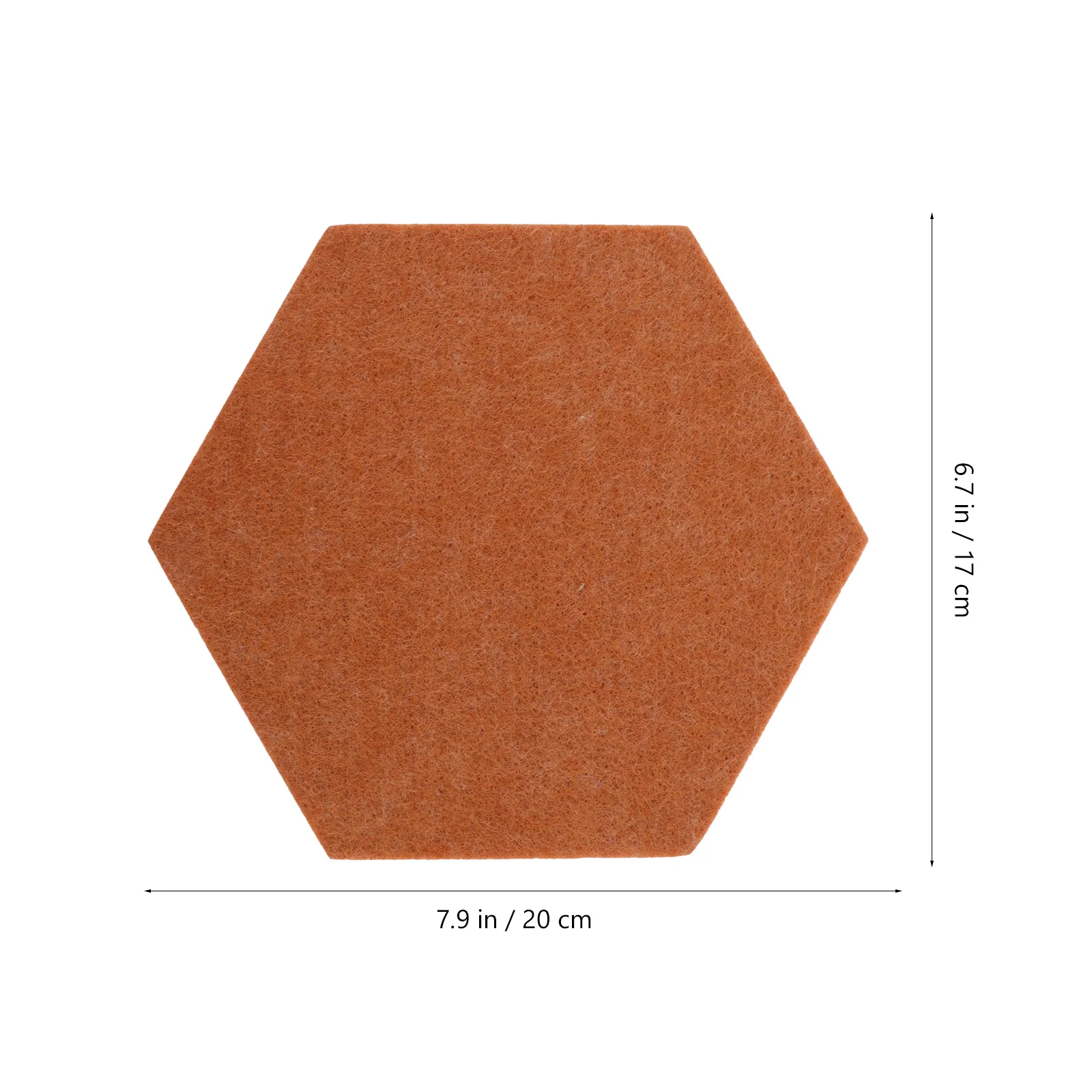 

10Pcs Hexagon Felt Pin Board Thick Adhesive Wall Board for Office Home Memo Photo Display Bulletin Tiles Felt Wall Tiles