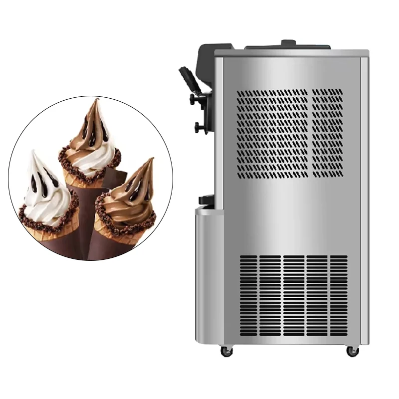 Ice Cream Machine Multiple Flavours Mixed Ice Machine Commercial Ice Cream Maker 2024 Slushy Machine