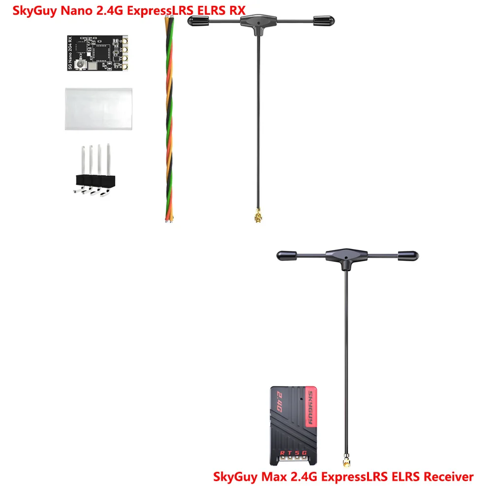 RunCam SkyGuy Nano 2.4G ExpressLRS ELRS Receiver, SkyGuy Max 2.4G ExpressLRS ELRS Receiver for fpv