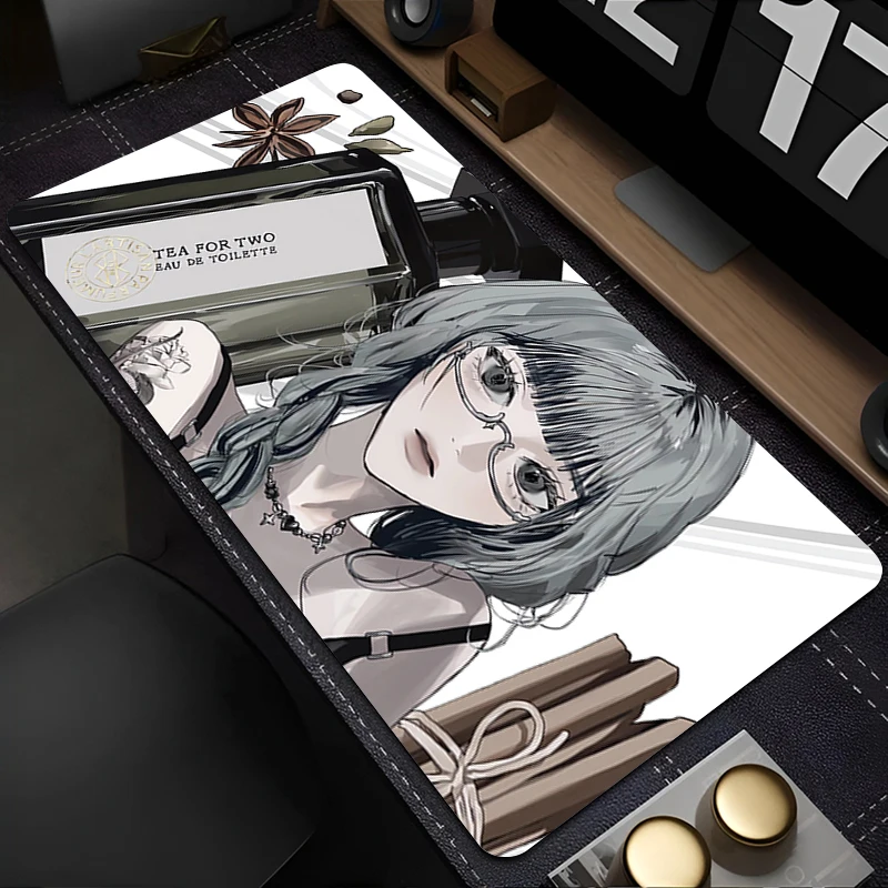 Alas Mouse Aksesori PC Alas Keyboard Alas Meja Kantor Alas Mouse Anti Selip Alas Tablet Karet Gadis Seksi Anime Alas Perpanjangan Gaming