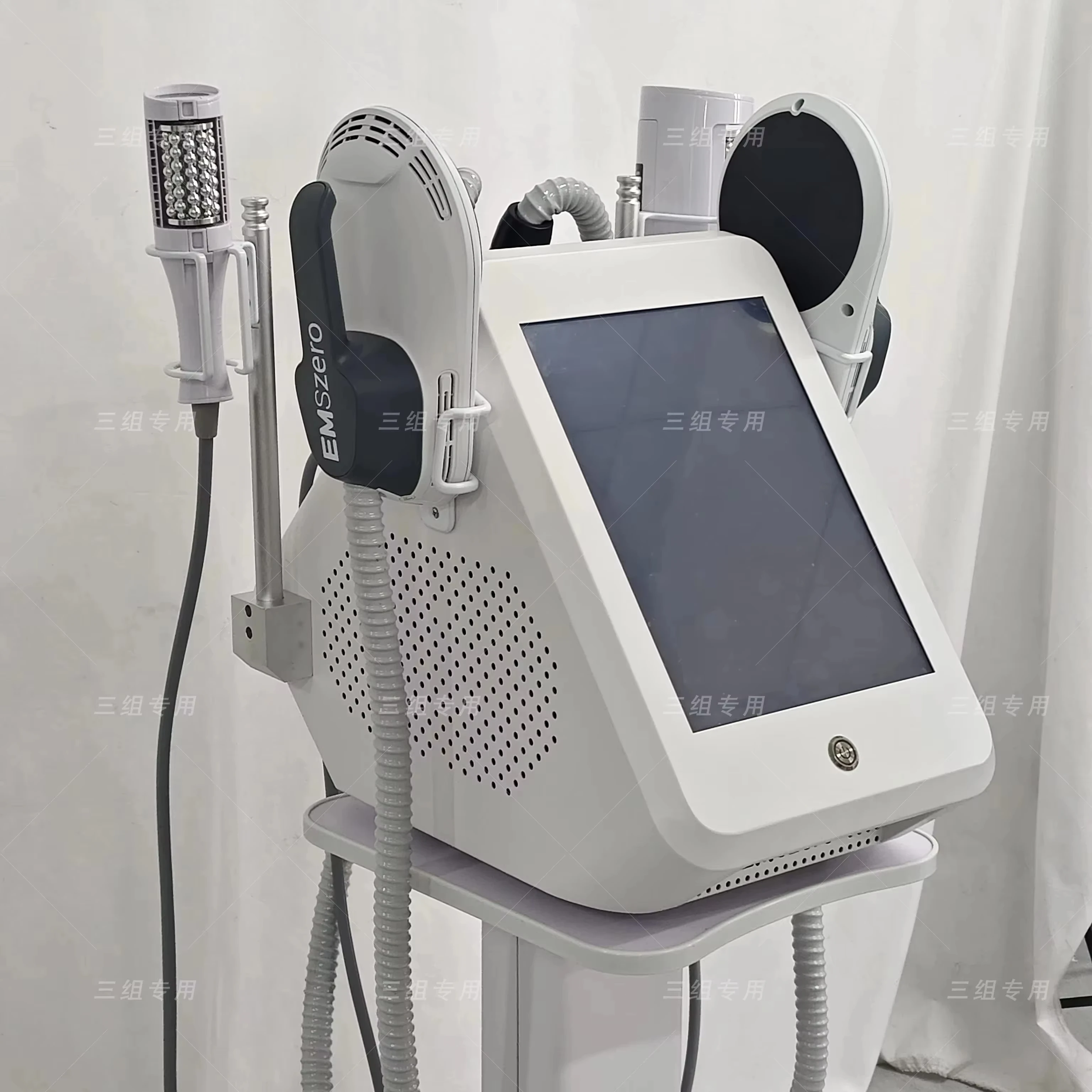 Myoslim 6500W 15 Tes RF Body Sculpt Device Muscle Stimulator Weight Loss Inner Ball Rolling  Magnetic Slimming Machine