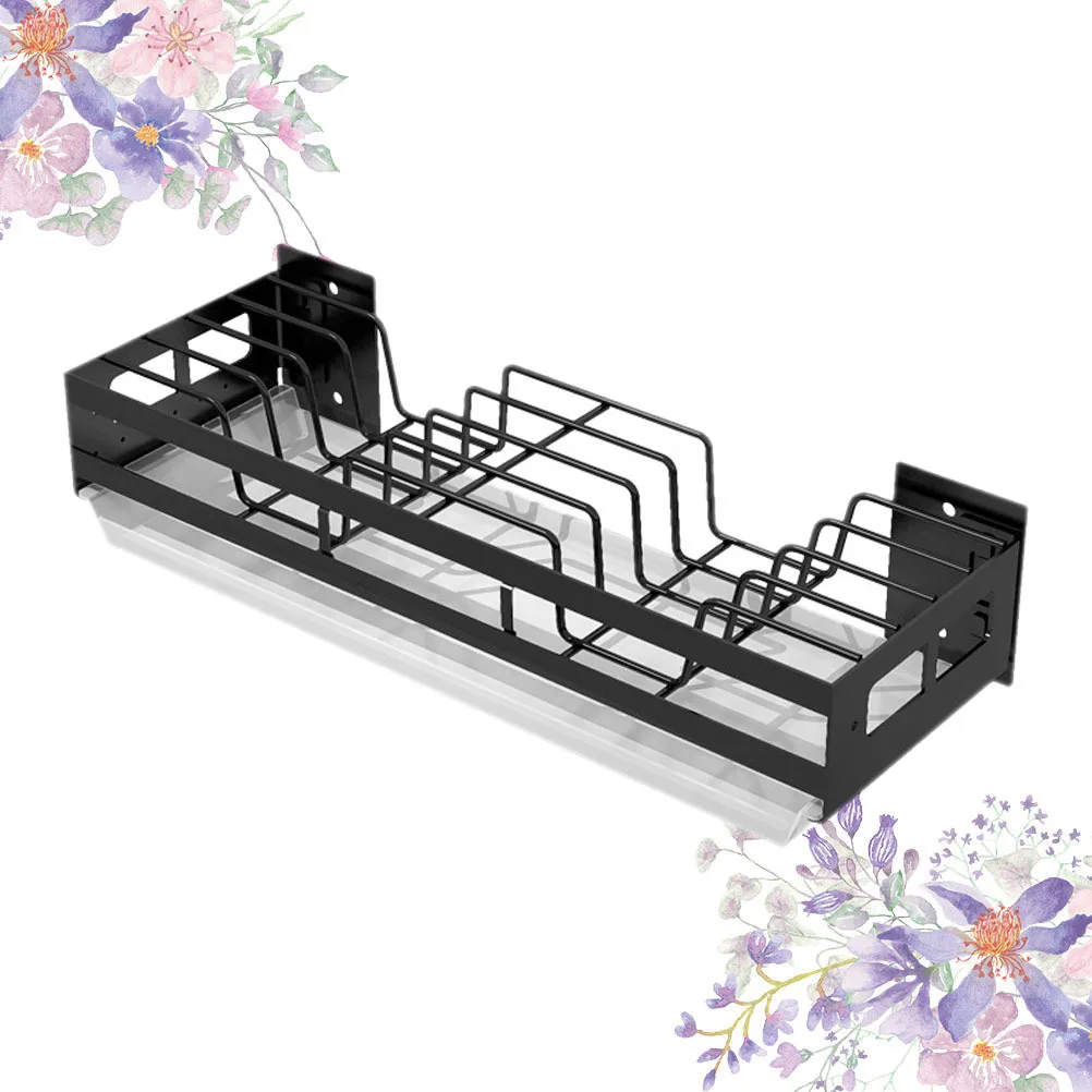 1Pcs Kitchen Storage Rack Wall Mounted Stainless Steel Multifunctional Organizer Space Saving Kitchen Storage Holder