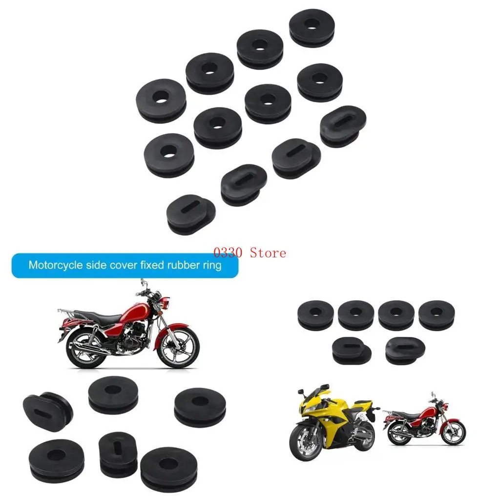

6pcs/12pcs Motorcycle Masting Covere Grommets для GS125 Замена резиновой прокладки боковой панель
