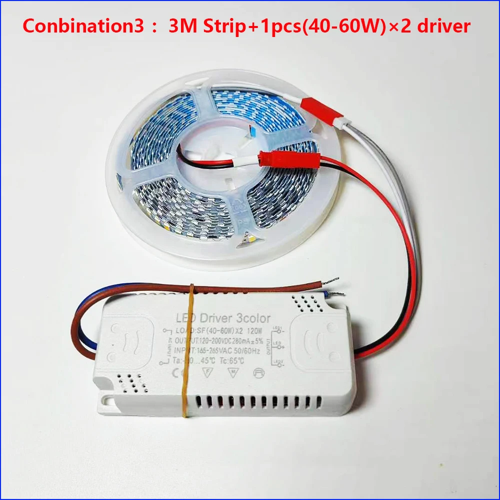 (2 Lötstellen) 7mm-180d 5 b9cx2 2835 Typ-s biegbarer Konstantstrom-LED-Streifen mit LED-Treiber in Kronleuchtern verwendet werden.