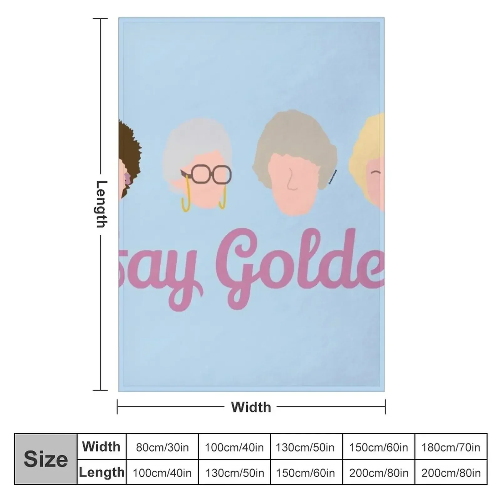 Stay Golden Golden Girls Throw Blanket Kid'S Decoratives for babies Stuffeds Vintage sofa bed Blankets