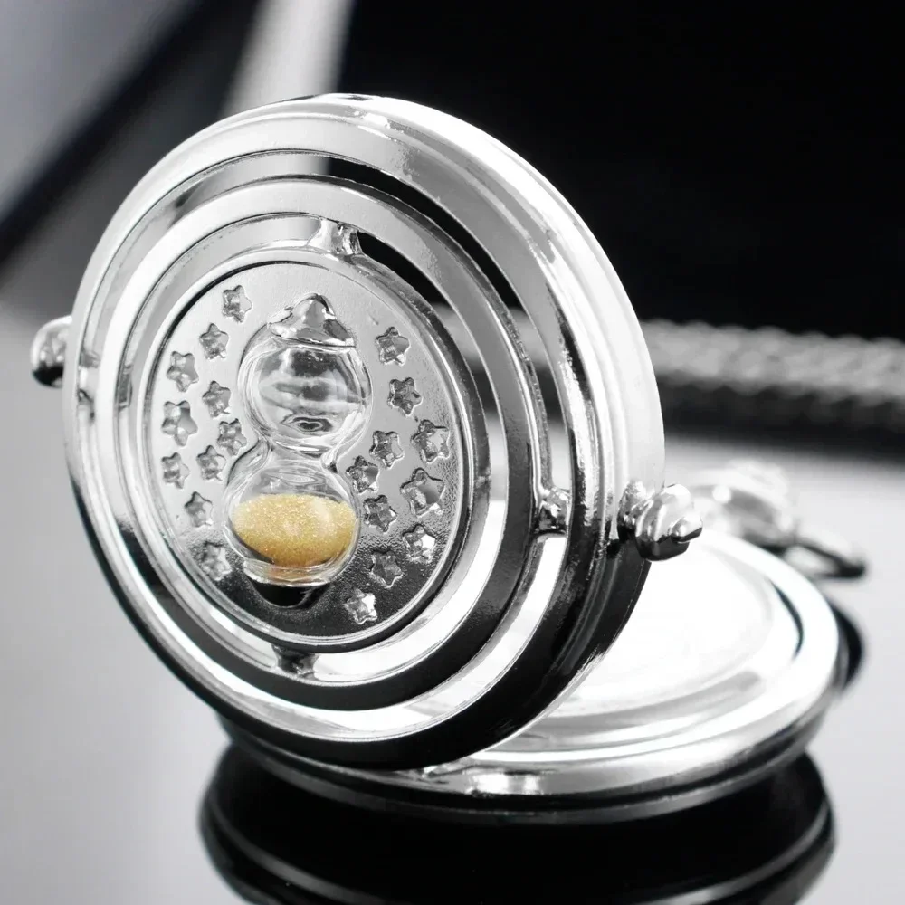 خمر ستار الساعة الرملية النساء الرجال ساعة جيب كوارتز قلادة قلادة ساعة هدية للأطفال ساعة Reloj Hombre