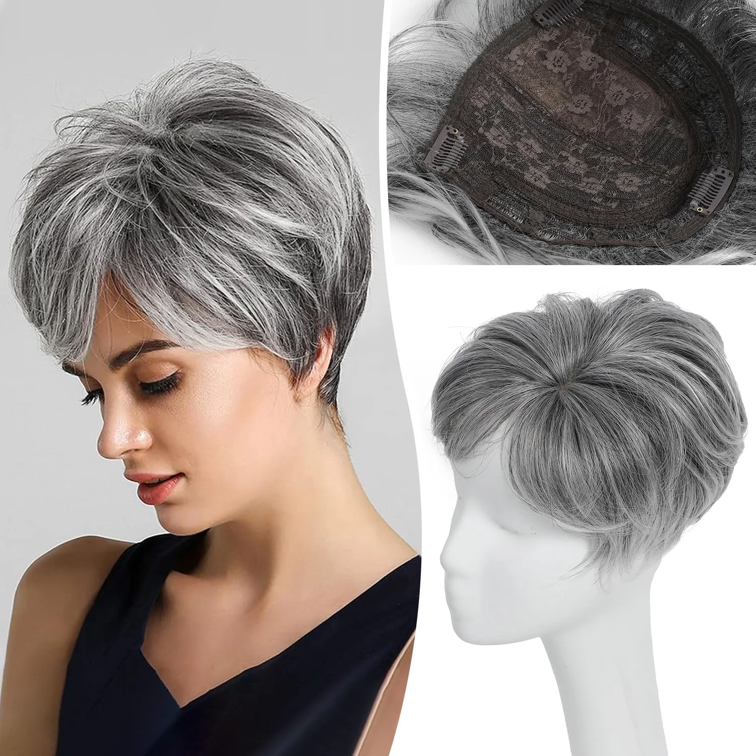 Pixie Only Hair Topper: The Real Solution for Thin Crown Hair and Short Hairstyles