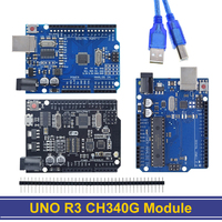 TZT Official UNO R3 ATMEGA16U2 / UNO+WiFi R3  ATMEGA328P Chip CH340G For Arduino UNO R3 Development Board WeMos ESP8266