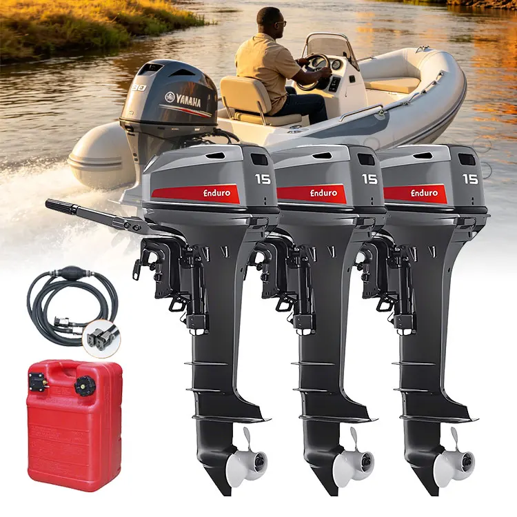 Wholesale 15HP 2 Stroke Outboard Motor E15DMHS E15DMHL, Compatible  Outboard Motor For Various Fishing Boat Projects