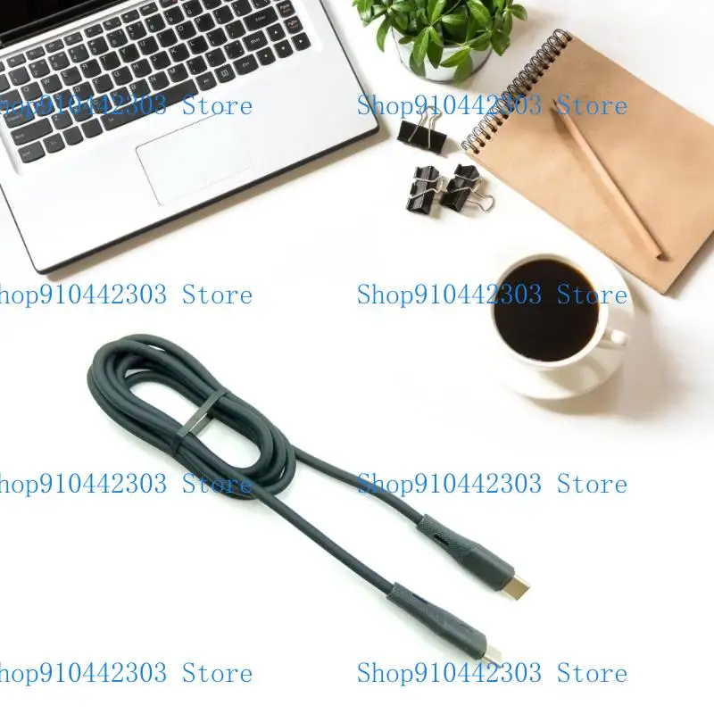 L4MD Flexible Silikon -USB -Ladekabel Fast Ladedaten USB C zu USB – Detail 2
