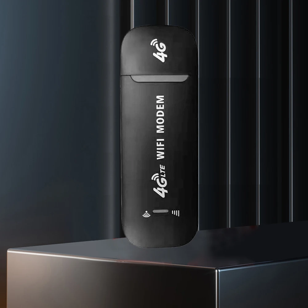 4g lte dongle usb sem fio com adaptador wi-fi para casa e escritório, banda larga móvel, Modem Stick, cartão sim, 150mbps