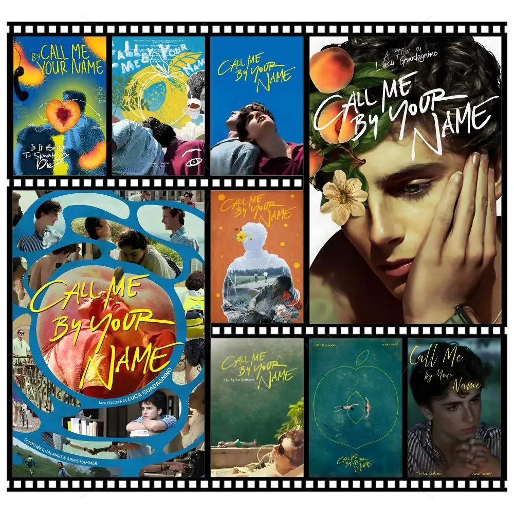 Romance Movie C-Call Me By Your Name Poster Wall Art Poster HD Waterproof PP Print Bedroom Living Room Office Decor Gift
