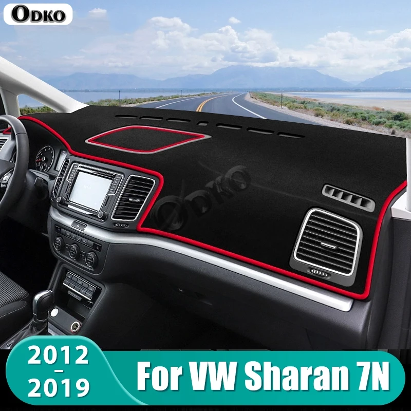 Für Volkswagen VW Sharan 7N 2012 2013 2014 2015 2016 2017 2018 2019 Auto Dashboard Sonnenschutz Abdeckung Nicht-slip pad Zubehör