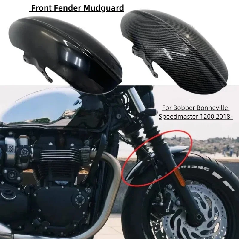 

For Bobber Bonneville Speedmaster 1200 2018-Cafe Racer Motorcycle Short Front Fender Mudguard Fairing Chopper accessories