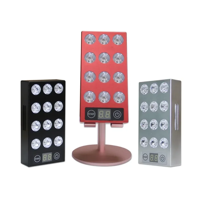 3 Colors Rechargeable Intelligent Time Control Red Therapy Light Panel Powerful Handheld Led Light for Skin