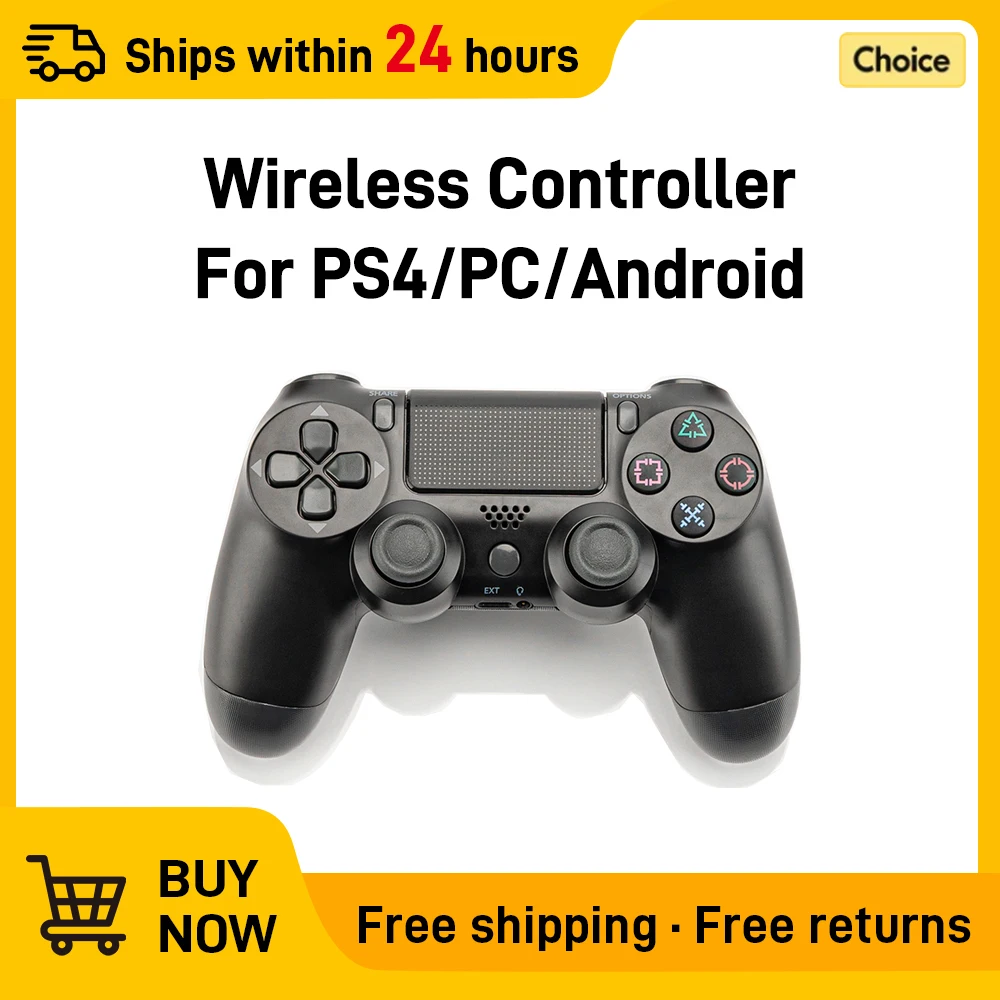 Wireless Controller Gamepad  Support Bluetooth SONY PS4 Wireless for PlayStation 4 Joystick Console for PS4 Android PC