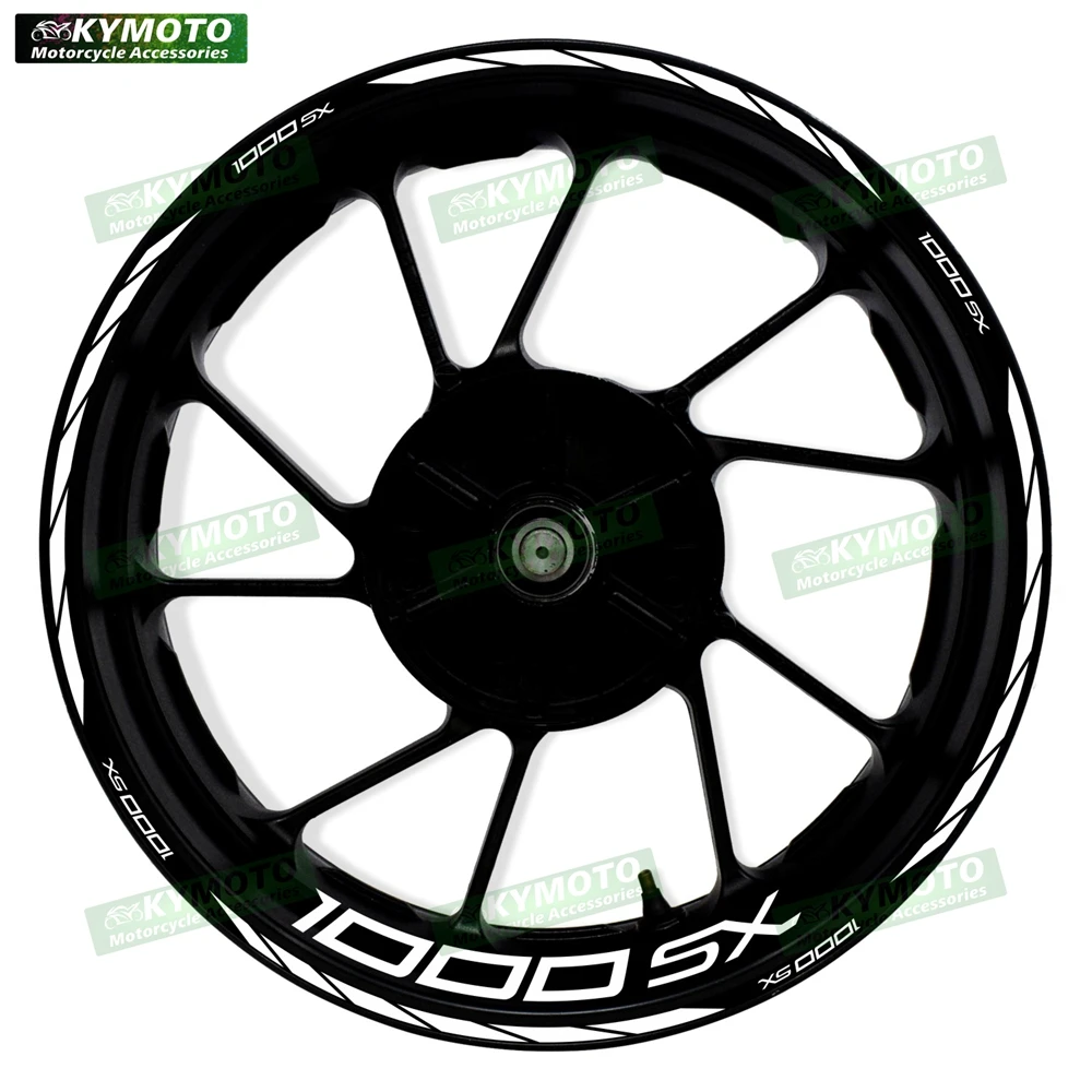 For 1000SX 1000 SX motorcycle accessories 17-inch front and rear fairing wheel decals reflective wheel stickers decorations