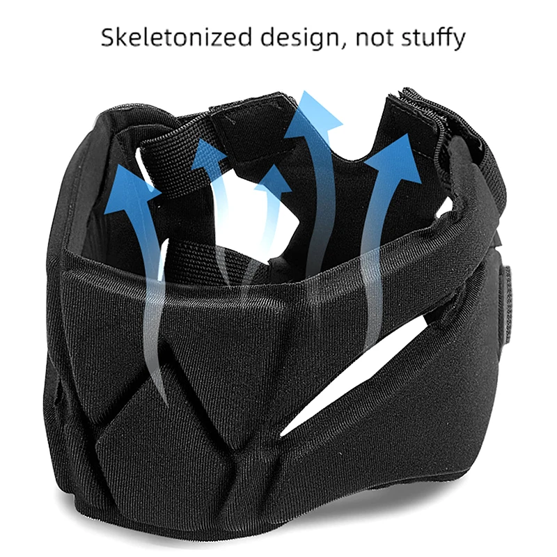 كرة القدم القبعات المضادة للتصادم حارس المرمى خوذة واقية كاب الرجبي خوذة لكرة القدم قابل للتعديل لينة إيفا للصدمات القبعات #3