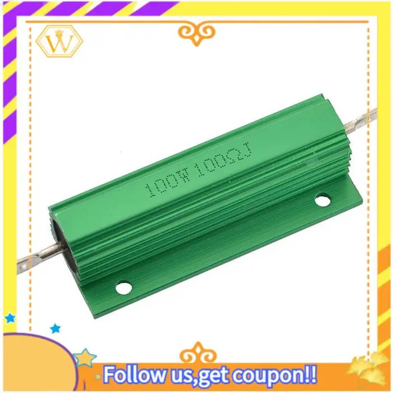 A01K-3X alumínio Shell 100W Watt 100 Ohm Wirewound Power Resistor