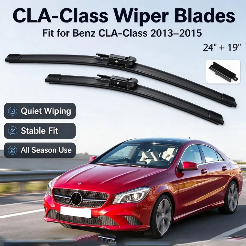 For Mercedes Benz CLA Class Front Wiper Blades 2013 2014 2015 Windscreen Car Accessories CLA180 CLA200 CLA220 CLA250 CLA45 AMG