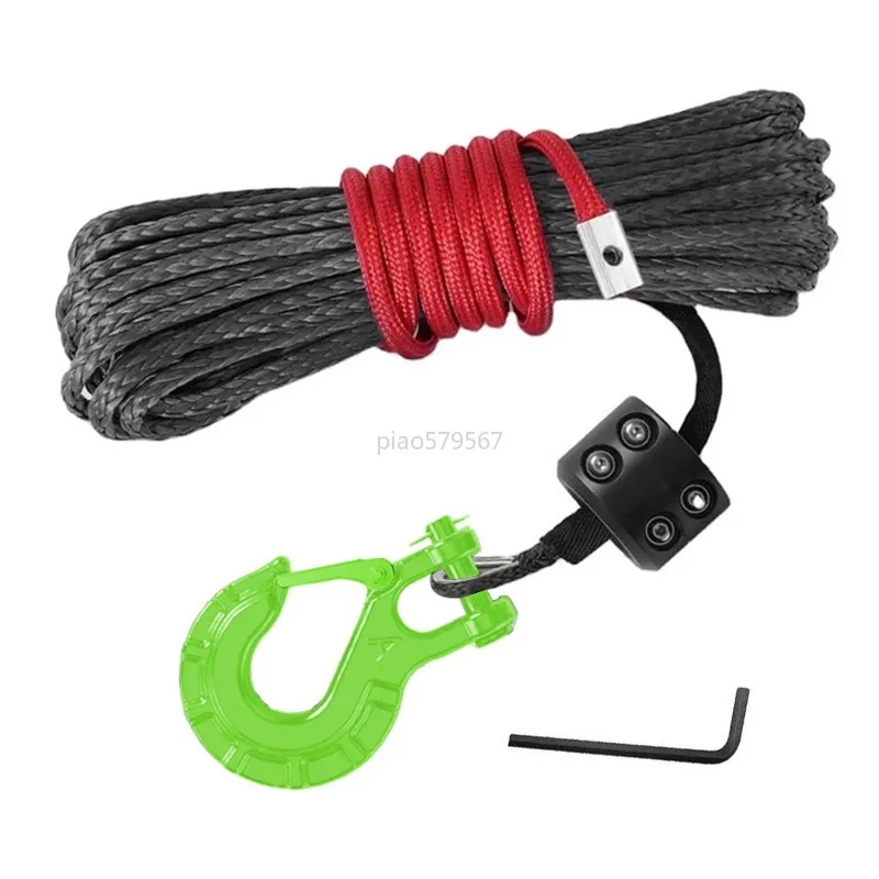 Heavy Duty Off Road Recovery Kit Tow Strap Winch Rope D Ring Shackle Snatch Block for Truck SUV