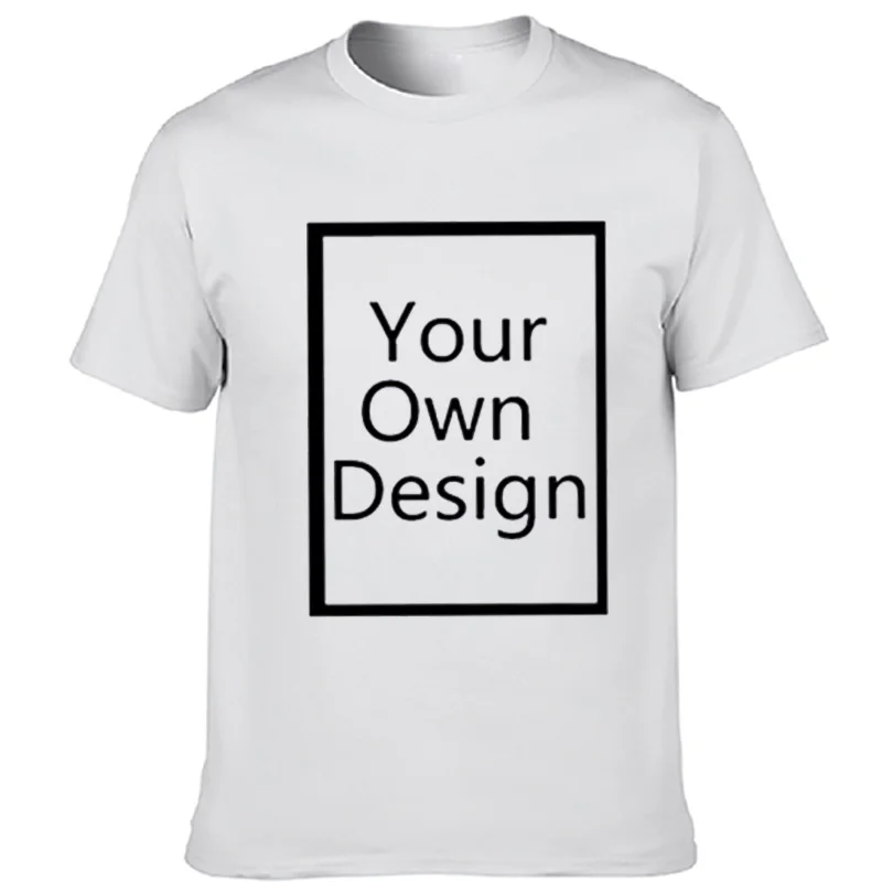 Customized Printed Cotton Black White T-Shirt Harajuku Style Men's Fashionable Casual Wear Comfortable Breathable Top