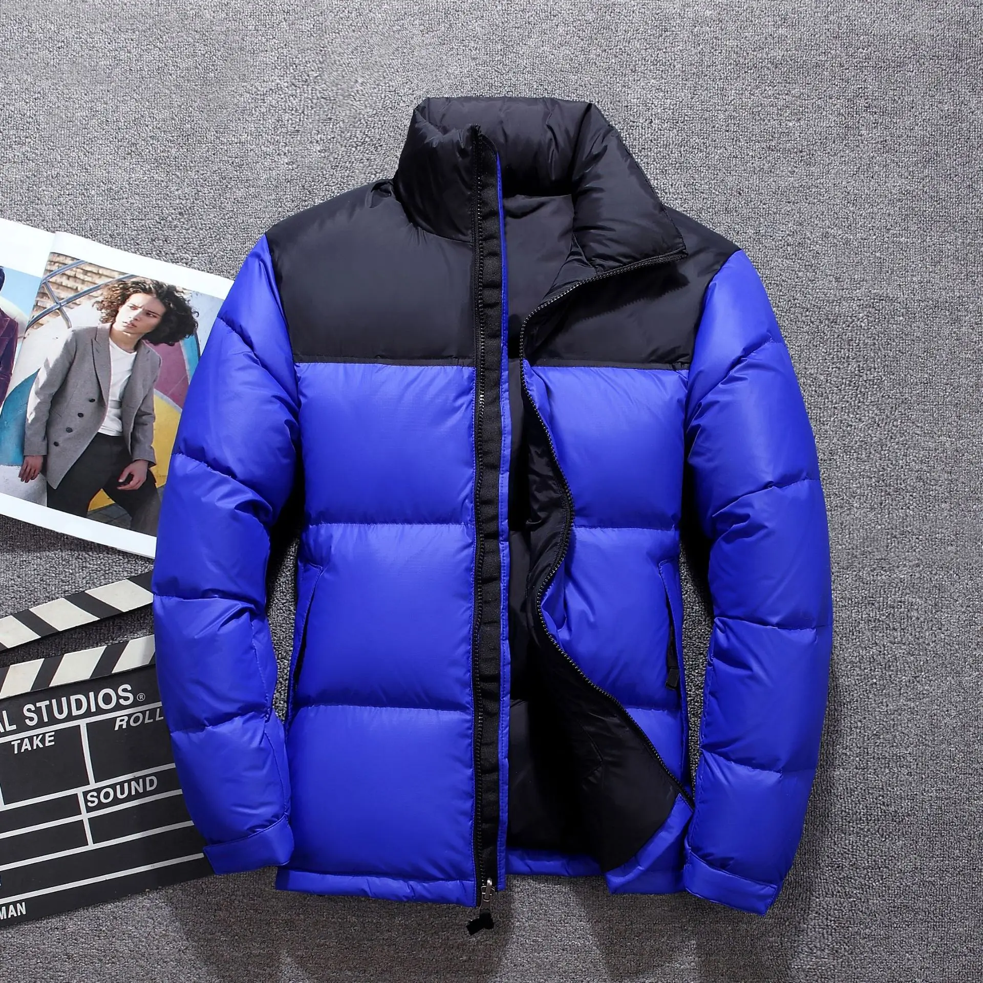 Winter Mens Down Jacket High Quality Korean Fashion Casual Coats 56%~60% White Duck Down Short Style Thicken Warm Down Jackets