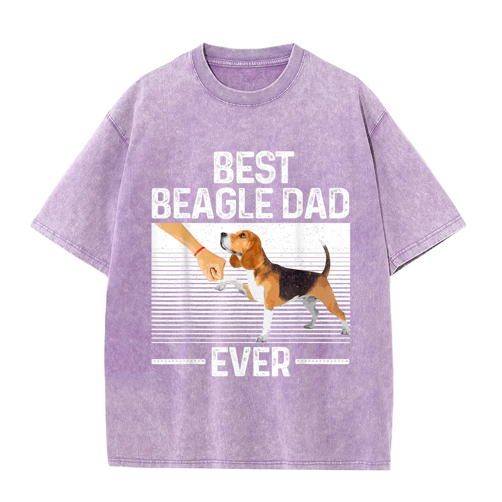 Best Beagle Design For Men Dad Hound Dog Breed Lover T-Shirt Топ Ropa Y2k Summer Casual Print Women Cotton T Shirt Tee Short