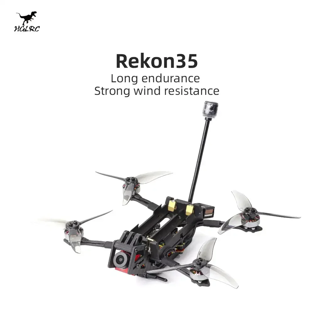 HGLRC Rekon35 3.5 นิ้ว 18650 Nano Long Range Drone Analog/HD Polar Vista SPECTER 15A ELRS AIO 1303.5 5500KV 2S LiPo