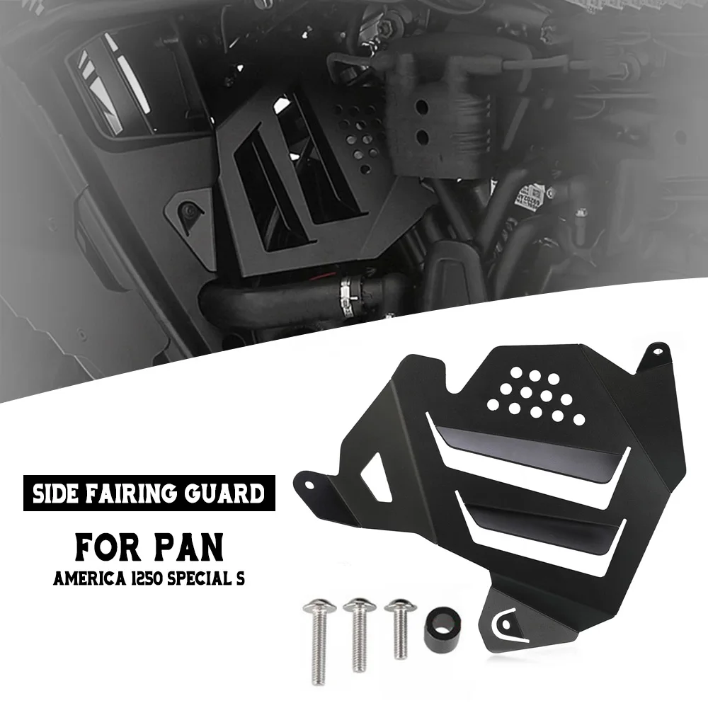 

Left Side Fairing Guard FOR Pan America 1250 / 1250S / Special RA1250 PA 1250 2021 -2025 Motorcycle Aluminum Engine Side Cover