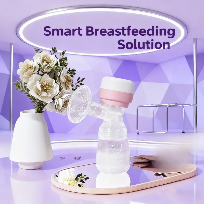 

Electric Breast Pump All-in-One Silent Breastfeeding Pump Smart Portable Maternity and Baby Care Product