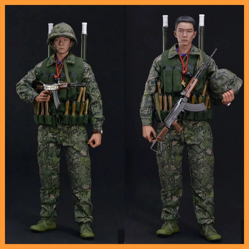 

UJINDOU UD9037 1/6 Scale Handsome Brave Firm Eyed Male Soldier Full Set Full Set Fit 12inch Action Figure Model Toys