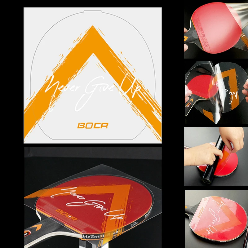 

Sticky Table Tennis Racket Protective Film Transparent Dustproof Waterproof Ping Pong Racket Rubber Tool Accessory 1/4/10pcs