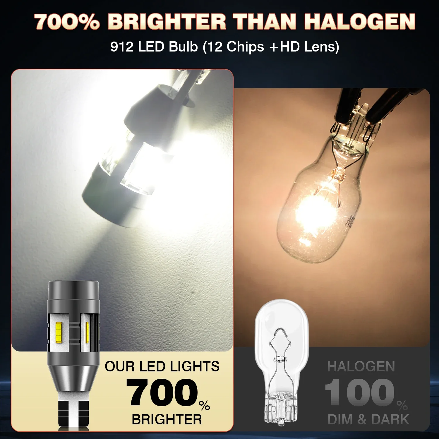 10x Katur T15 W16W T16 Led Bulb with Fan Backup Light Plug and Play CSP Chips 2500Lm 6000K For Mitsubishi Outlander ASX Lancer