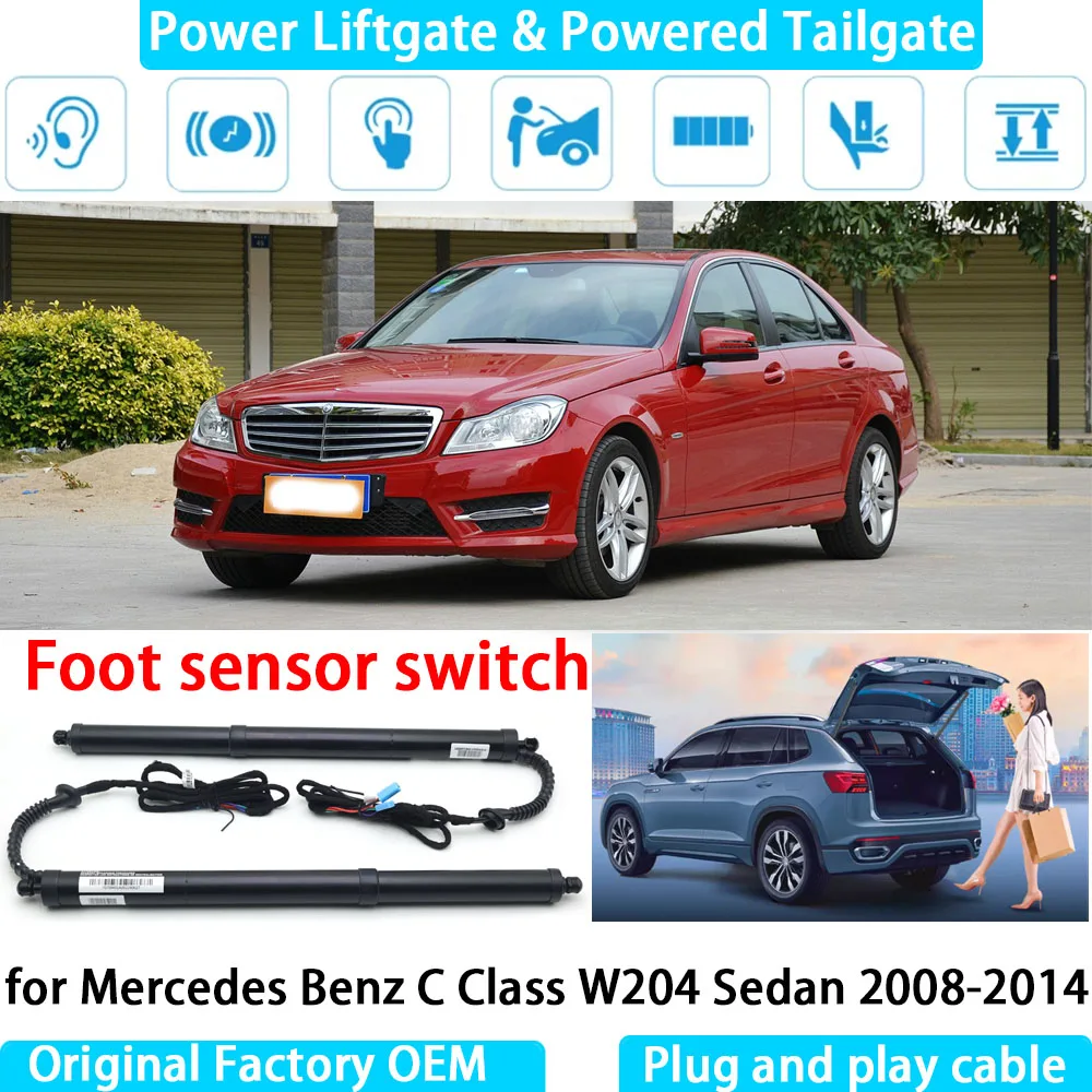 

for Mercedes Benz C Class W204 Sedan 2008-2014 Automatic Electric Power Liftgate Powered Tailgate Strut Tail Gate Lift System