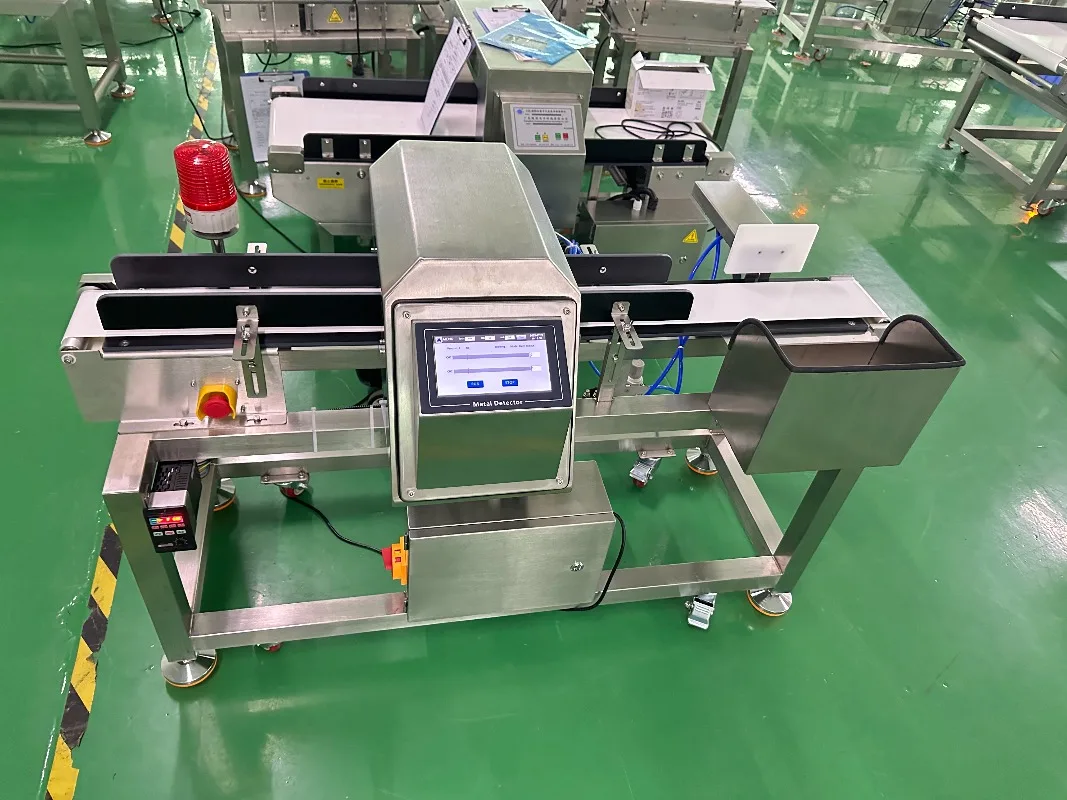 Adjustable Height Stainless Metal Detector Stable Conveyor for Accurate Inspection Commercial Custom