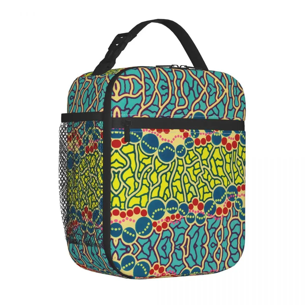 Yayoi Kusama Exhibition Poster Insulated Lunch Bags Cooler Bag Lunch Container Portable Lunch Box Tote Food Handbags College