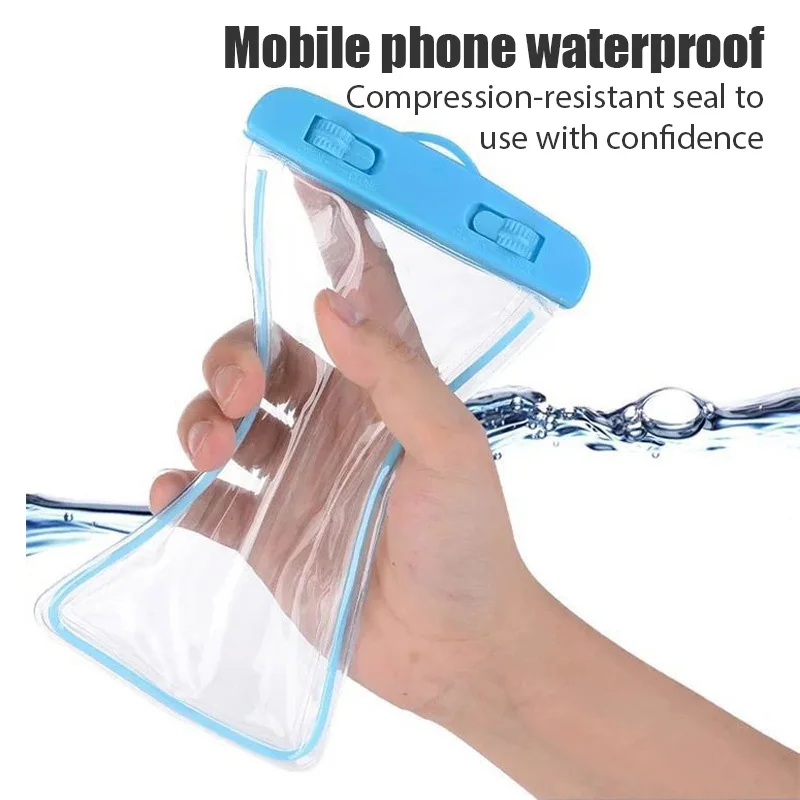 Waterproof Swimming Bag Phone Case For iPhone Xiaomi Samsung Realme OPPO ViVO Honor Oneplus Underwater Mobile Phone Cover