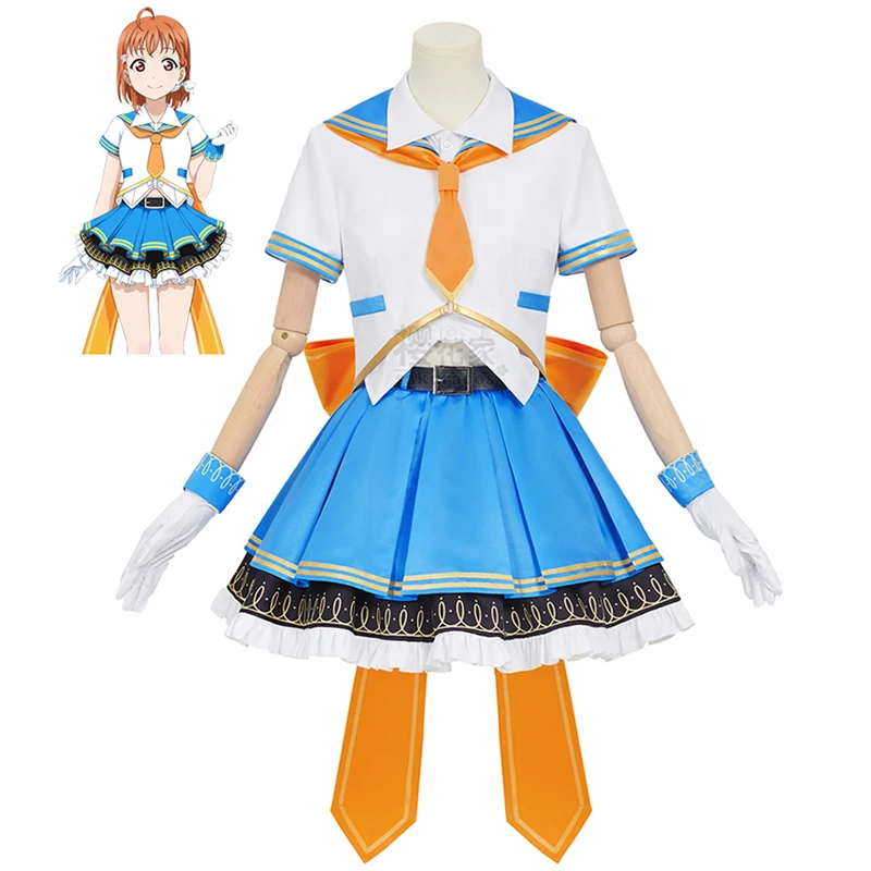 Lovelive LoveLive Sunshine sif2 Aqours Takami Chika/Sakurauchi Riko/Watanabe You Cosplay Costume Anime Outfits Suits