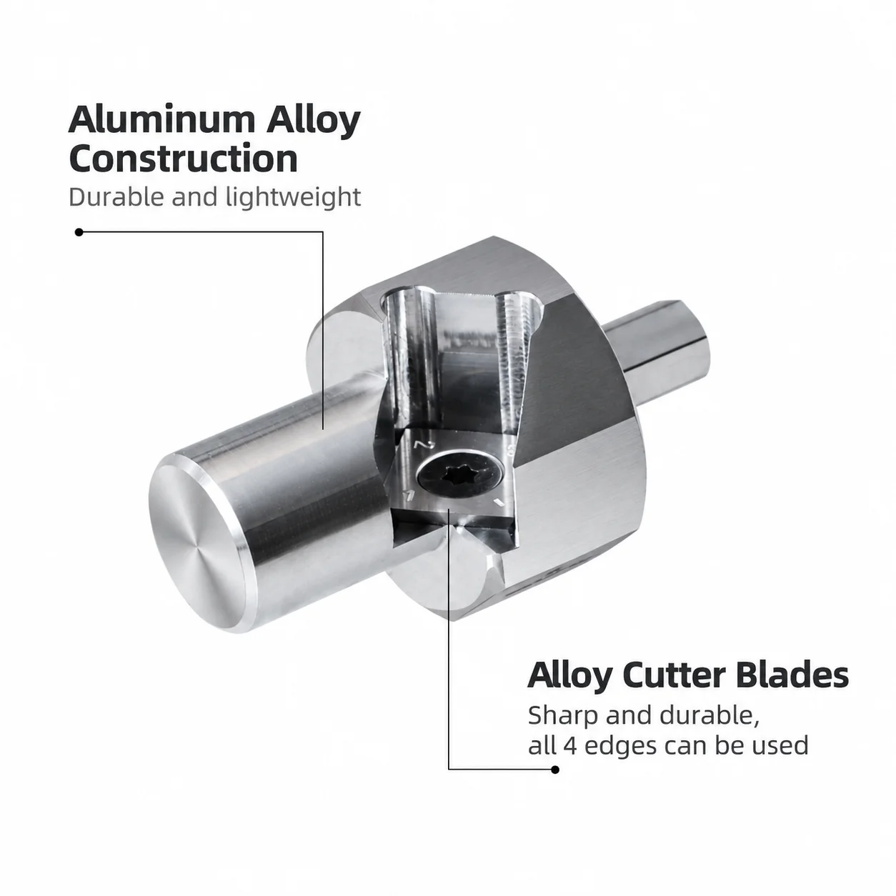 20mm Bench Dog Hole Chamfer Tool Aluminum Alloy Deburring Trimmer for Woodworking Workbench Dog Hole Quick Release
