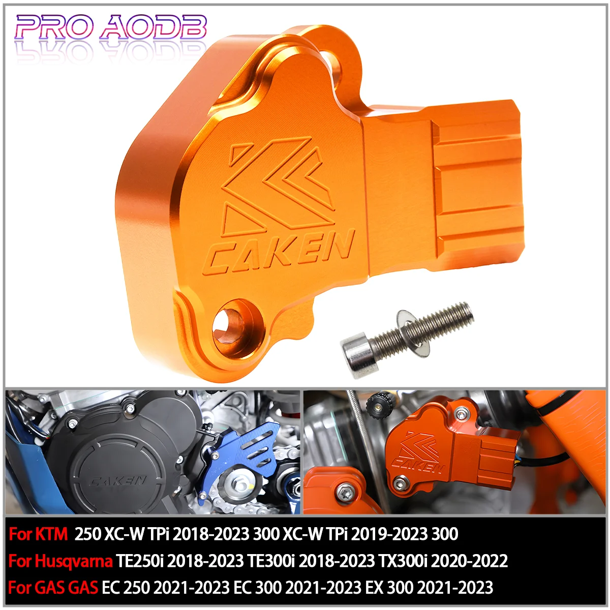 

For KTM XC-W EXC 250 350 TPi Six Days Motorcycle CNC TPS Sensor Guard Protector For Husqvarna TE TX 250i 350i For GasGas EC EX