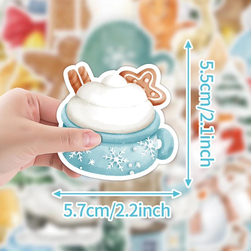 10/30/50/100 個かわいいクリスマスサンタ漫画ステッカーかわいい雪だるまヘラジカ子供デカールおもちゃ DIY 電話ノートブックバイク落書きステッカー