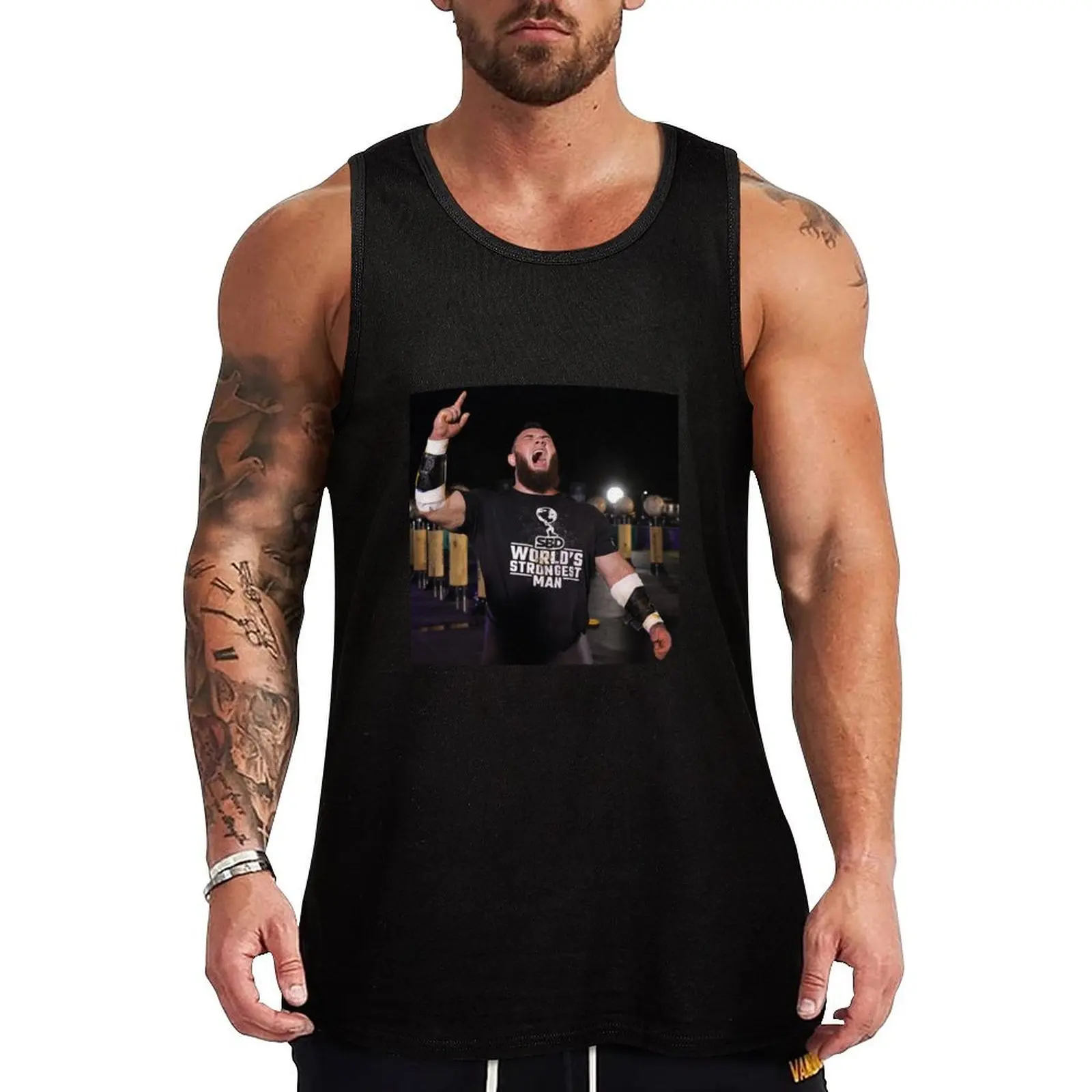 Майка мужская «Атлас камни», топ для фитнеса, для спортзала, самые сильные мужские топы