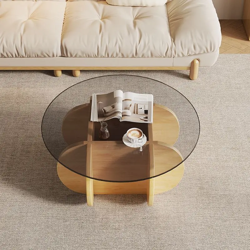 Bedside Living Room Coffee Tables Bedroom Tea Multi-functional Homestay Modern Coffee Tables Tea Wooden Furniture Mesa MH40CJ