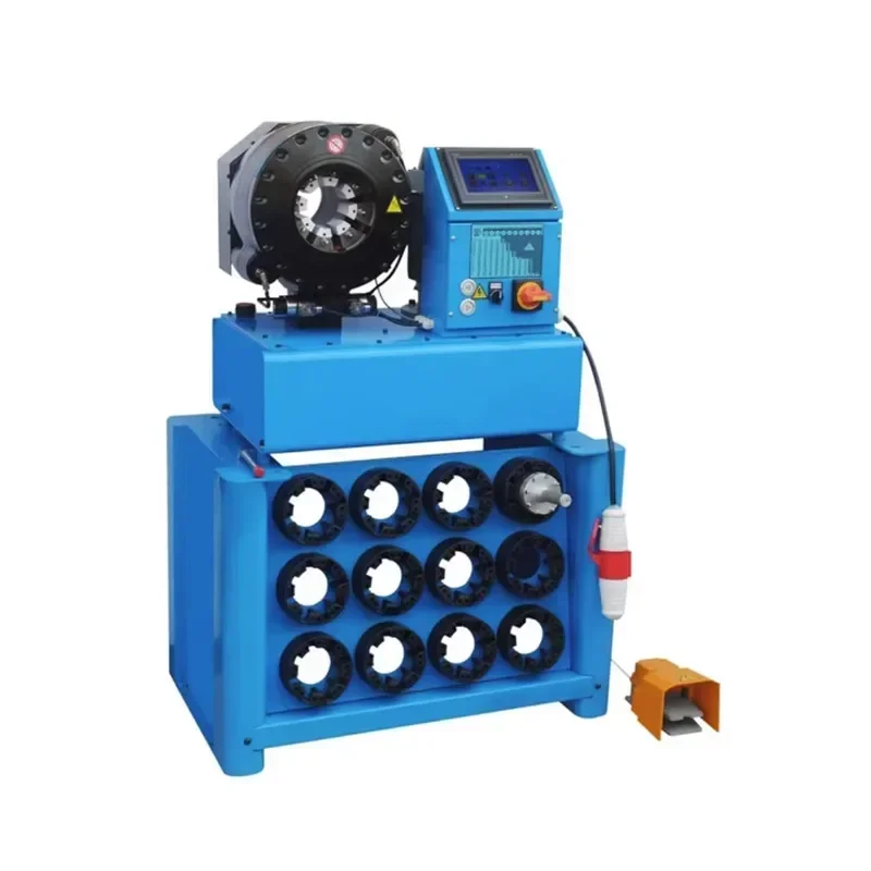 New Electric Hydraulic Tubing Pressing Machine Pipe Shrink Machine Greenhouse Hand Frame Steel Pipe Locking Machine Construction