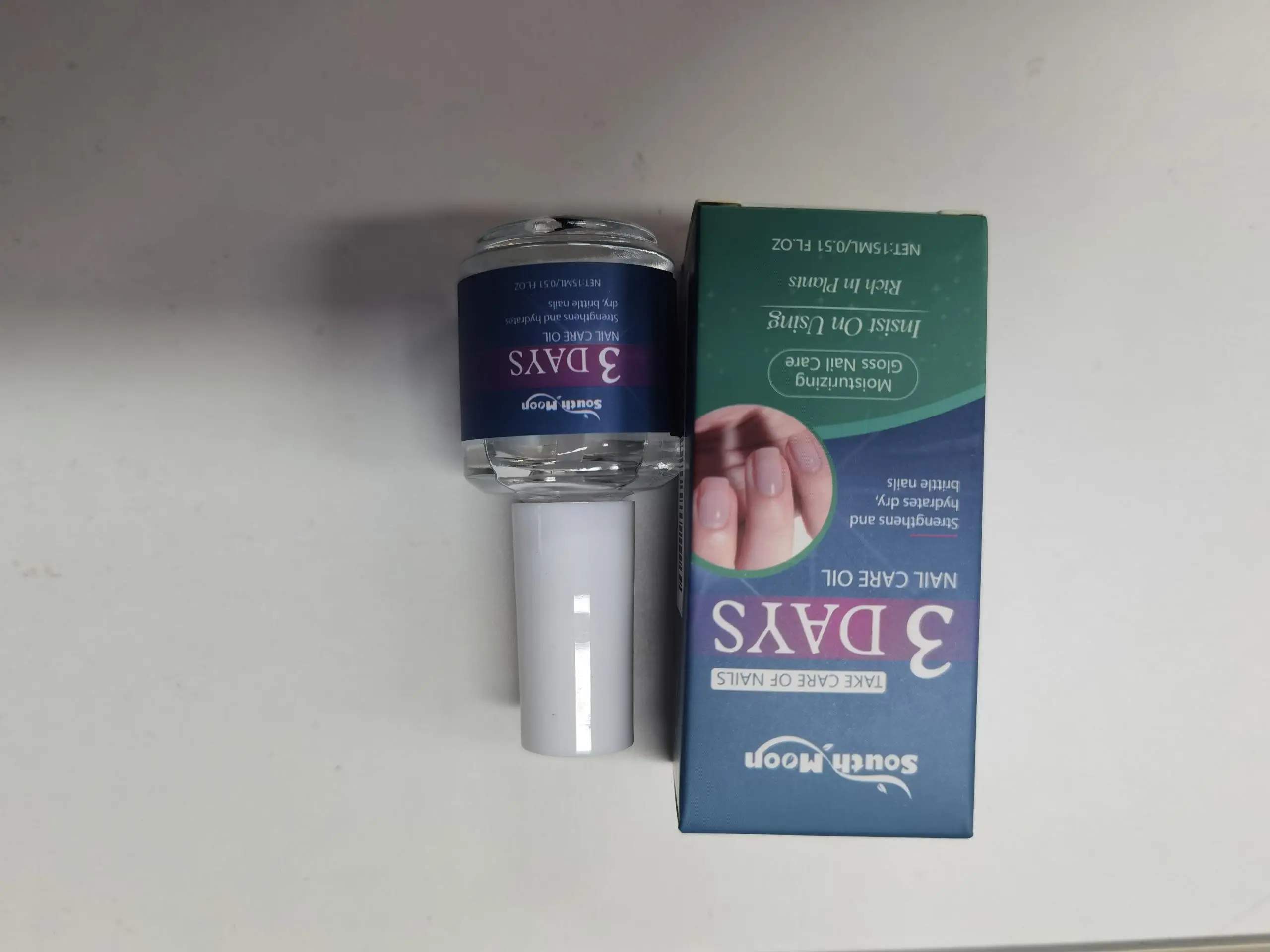 Olio per la cura delle unghie South Moon: idrata le unghie, idratazione delicata quotidiana per mani e piedi, trattamento sano e lucido delle cuticole